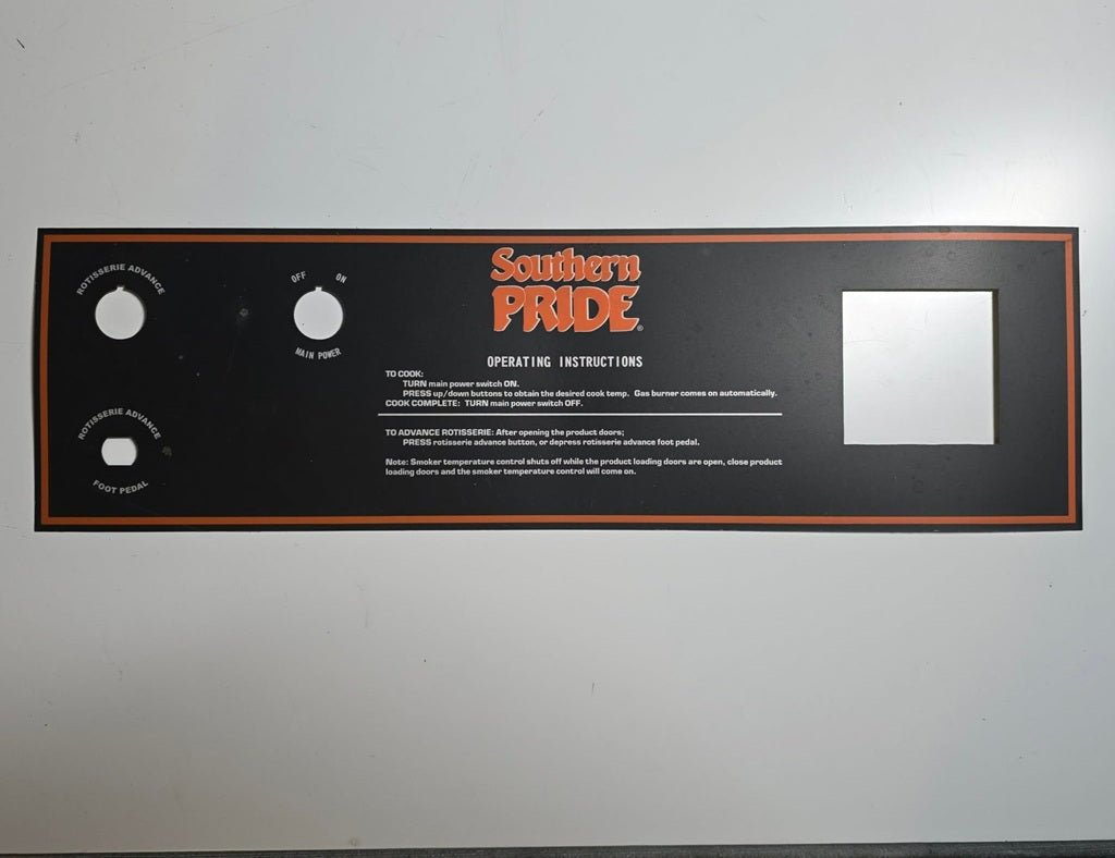 415051 Southern Pride Domestic CV Panel Overlay - Southern Pride of Texas | Smokers & Smoker Parts