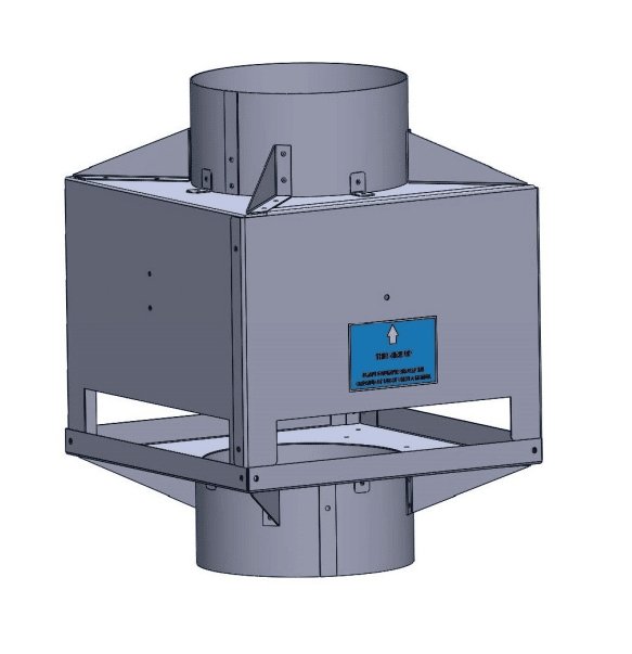 598003 Staineless Steel Draft Diverter Parts Southern Pride of