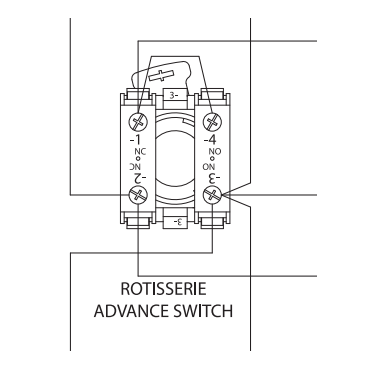 Mechanical Thermostat Rotisserie Only Working With Foot Pedal - Southern Pride of Texas | Smokers & Smoker Parts