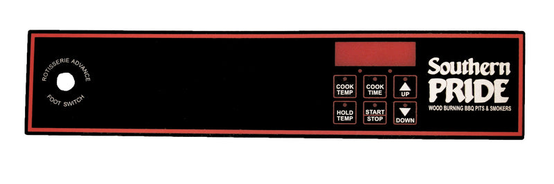 415028 SPX-300 Digital Thermostat Control Mylar Overlay