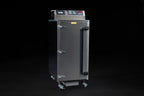Southern Pride SC-300 commercial electric smoker, angled view with digital control panel