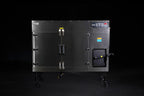 Southern Pride SRG-800 commercial gas smoker, front view with double doors closed