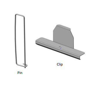 SP - 700 18" Rack Mobile Rack Retainer Pins & Clips Upgrade - Southern Pride of Texas | Smokers & Smoker Parts