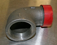 062022 2" Black Street Elbow Grease Drain