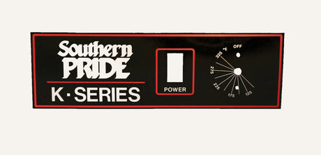 415019 SPK Standard Controls Panel Overlay - Southern Pride of Texas®