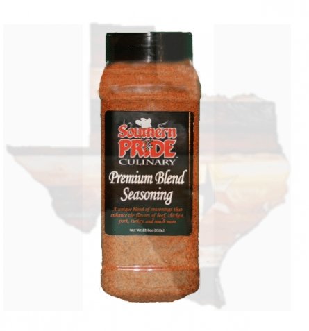 910004 Premium Blend 28.5oz Seasoning Shaker - Southern Pride of Texas®