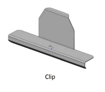 973004 MLR-850 SPK-1400 Hanger Rack Retainer Clip